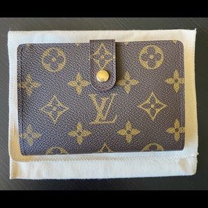 Louis Vuitton Kiss Lock Wallet Monogram Porte Monnaie Billet Viennois Bifold